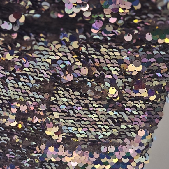 Free People One Night Only Bodysuit Sequin Grey - Picture 4 of 4